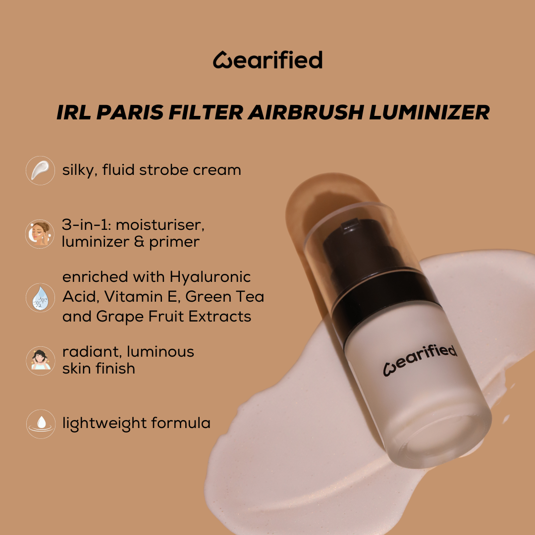 Blumenizer Wearified IRL Paris Filter Airbrush Luminizer | Wearified