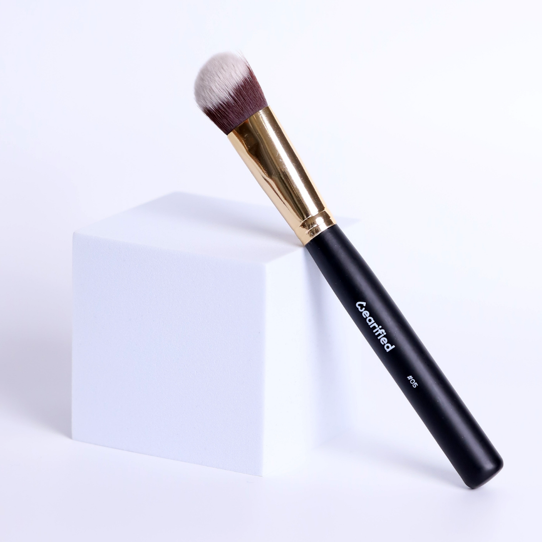 Wearified Makeup Brushes | Absolute Essentials  - Set Of 12 for Face & Eyes with Transparent Pouch