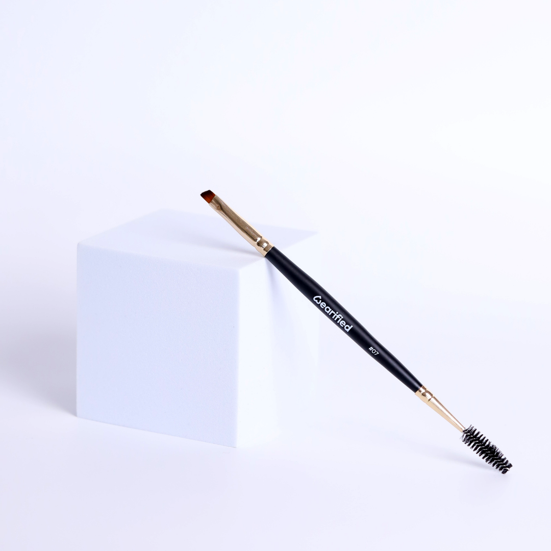 Wearified Makeup Brushes | Absolute Essentials  - Set Of 12 for Face & Eyes with Transparent Pouch