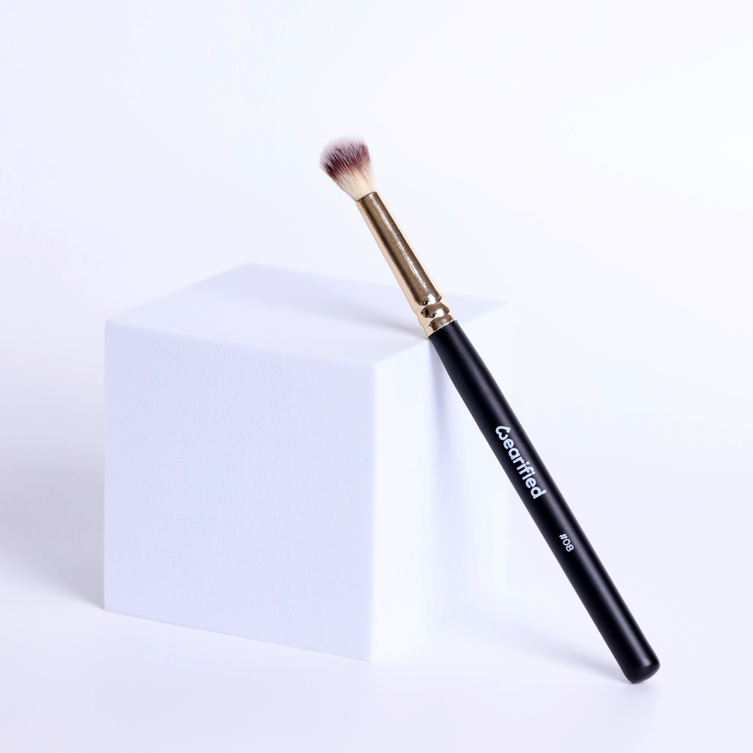Wearified Makeup Brushes | Absolute Essentials  - Set Of 12 for Face & Eyes with Transparent Pouch