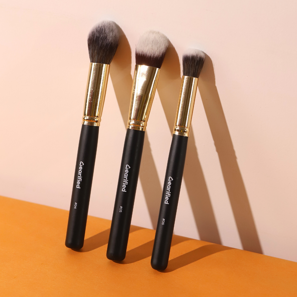 Wearified Makeup Brushes | Absolute Essentials - Set Of 3 for Face Base